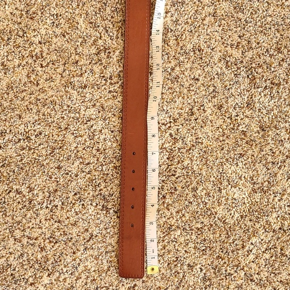 Fossil Leather Belt w/ Stone Embellishments!! - Picture 8 of 10